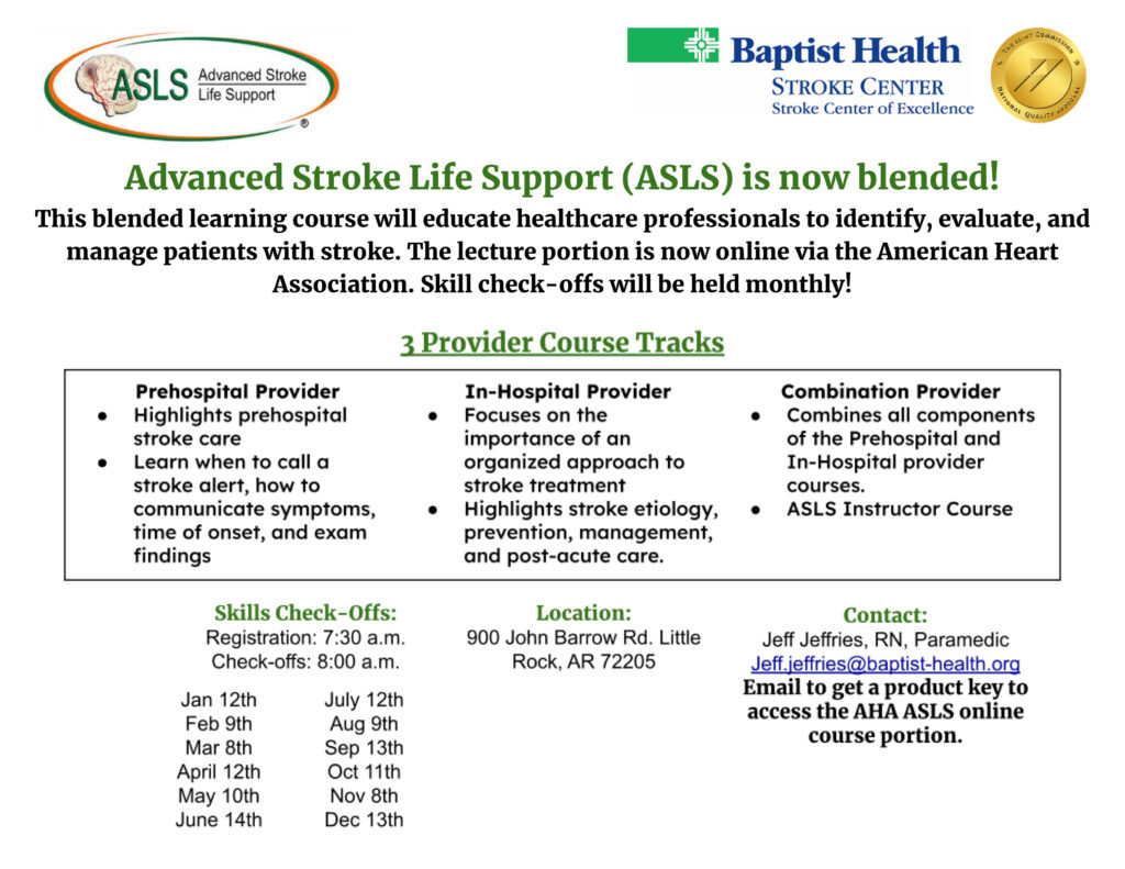 ASLS Class Flyer